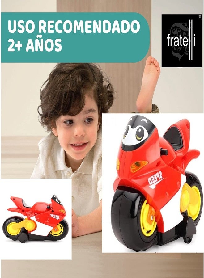 FRATELLI Big Size Exclusive Toys for Kids|Boys|Girls (Fratelli My First Bike Toy Friction Powered Big Size Vehicle Free Play for Kids with Real Bike Sound) - Image 2